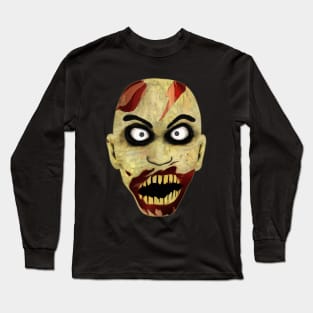 Zombie Face Long Sleeve T-Shirt
